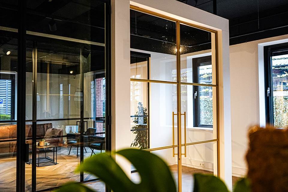 stalen binnendeur showroom