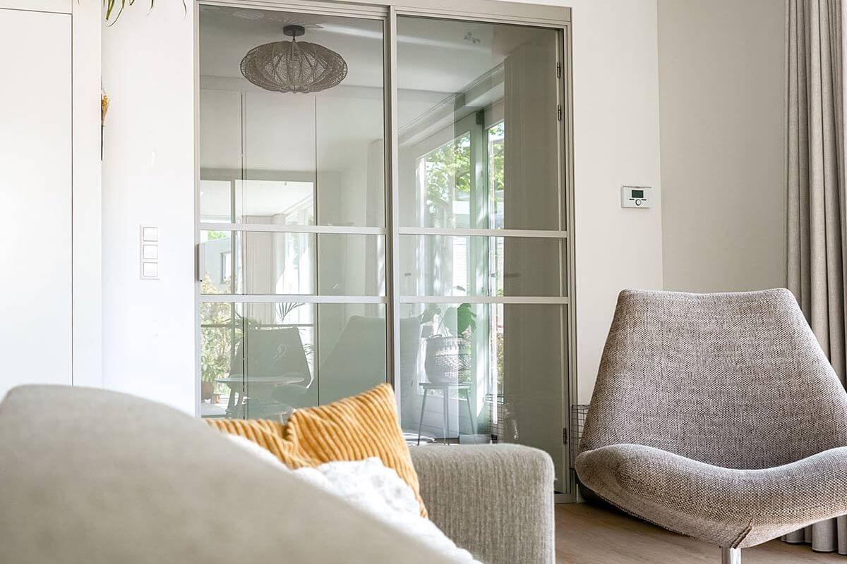 stalen schuifdeur kleur